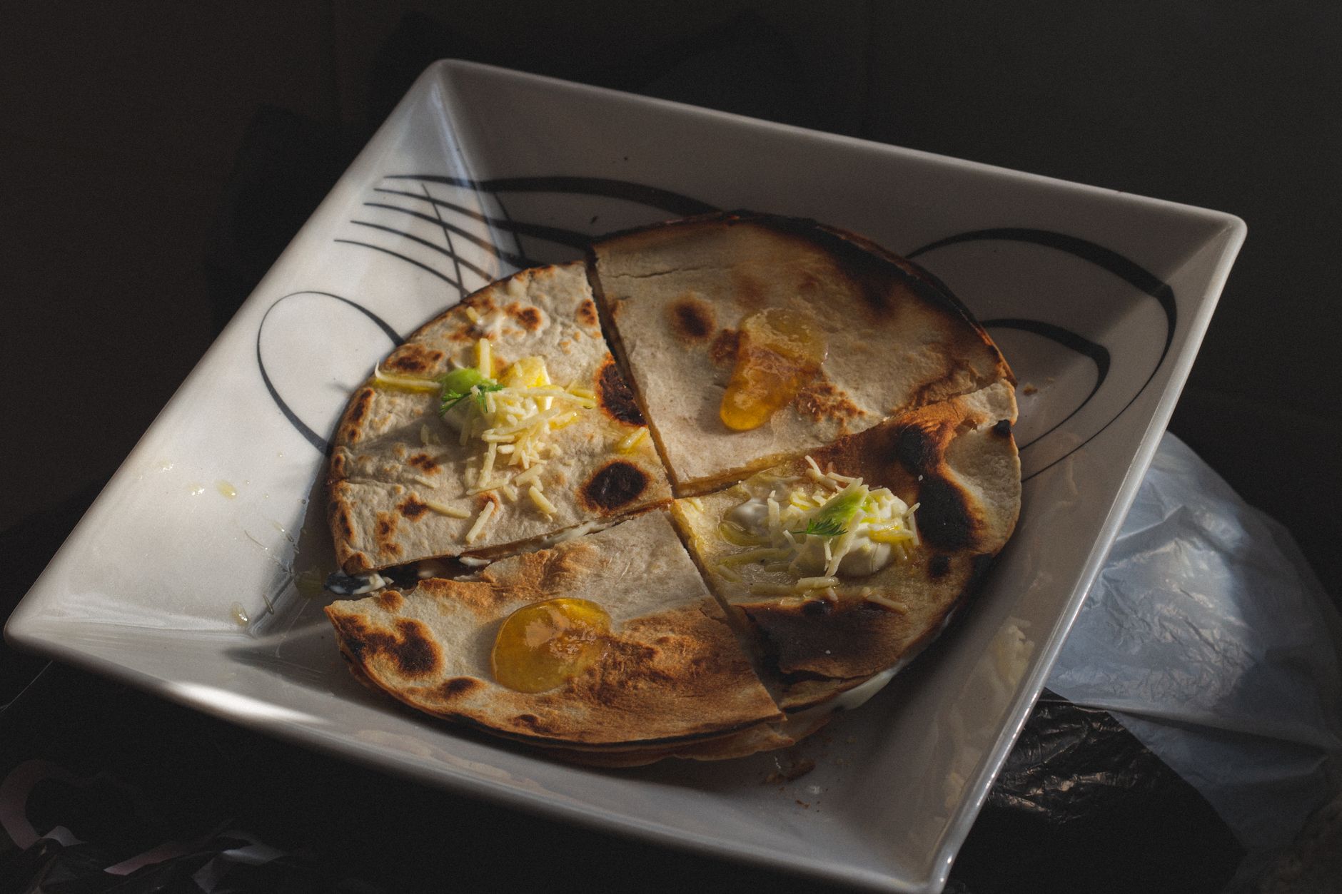 Three-Cheese Quesadillas
