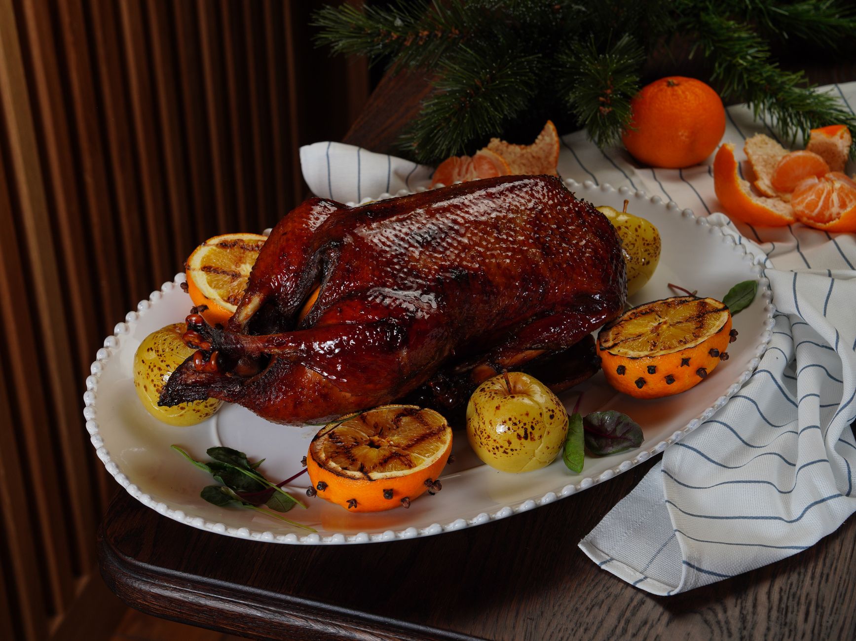 Slow roast duck