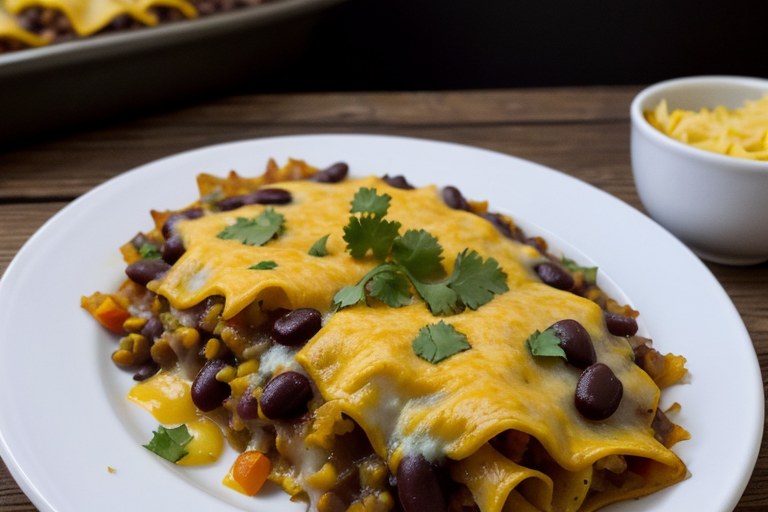 Vegetable Enchilada Casserole