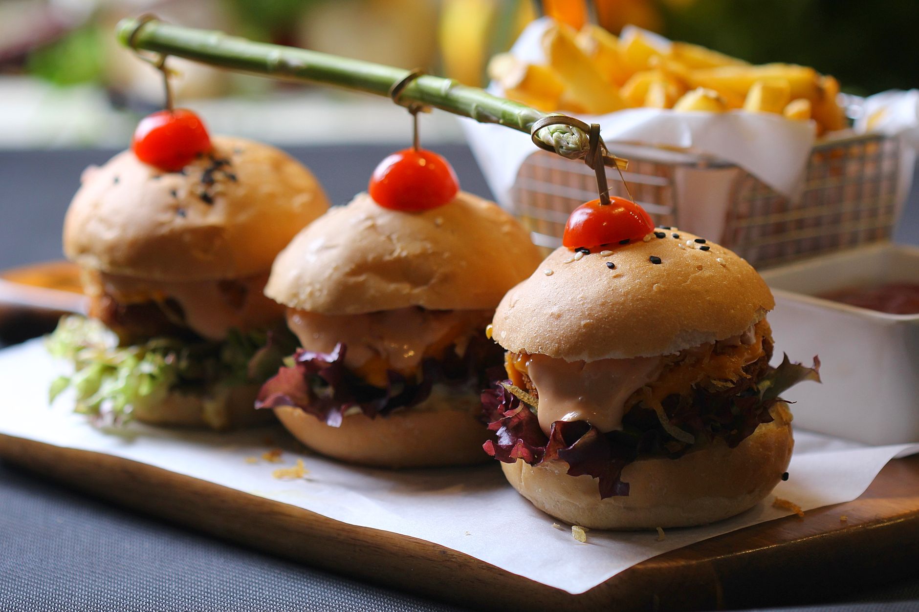 Jimmy’s Bang Bang Chicken Sliders