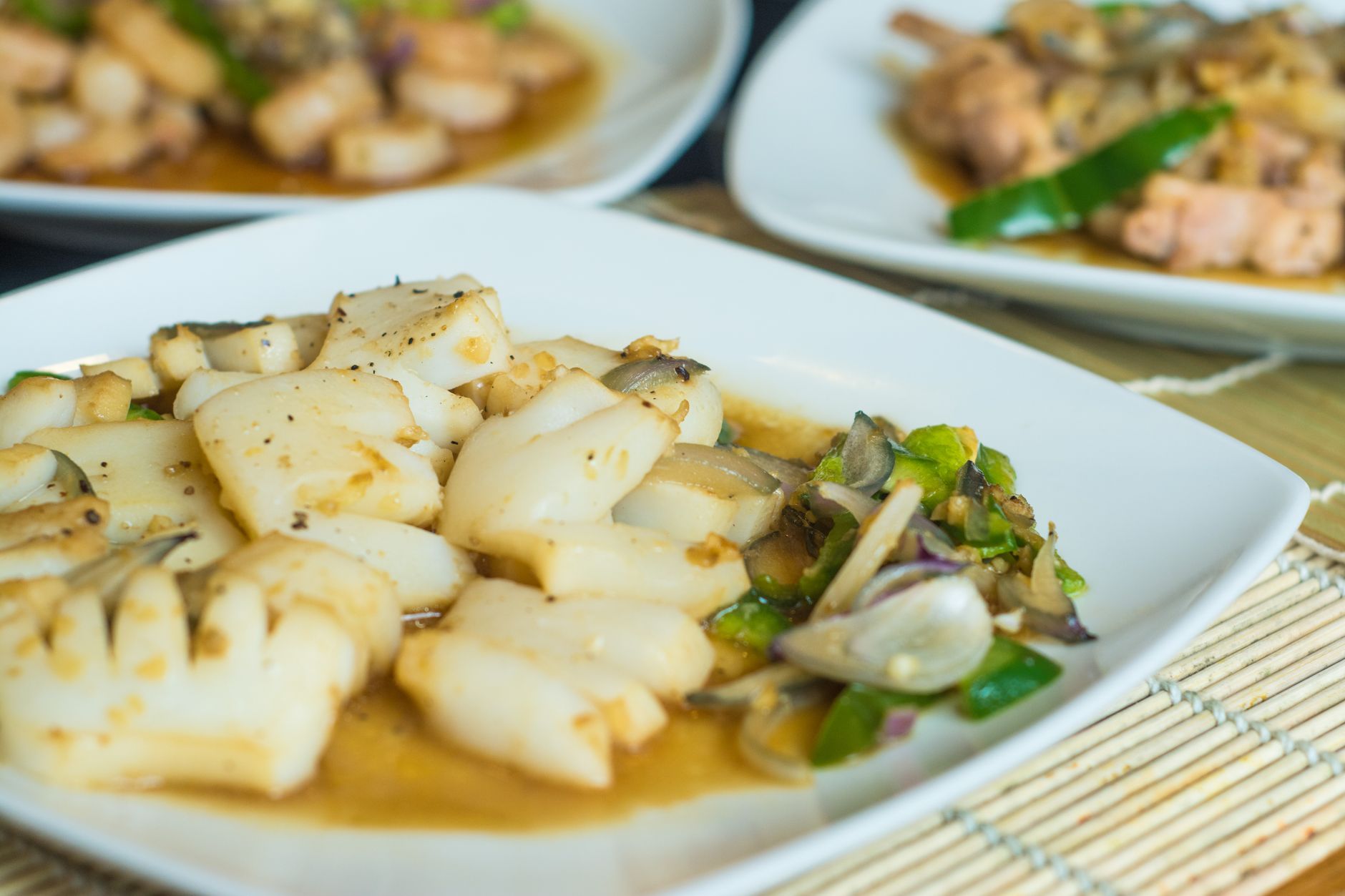 Quick salt & pepper squid