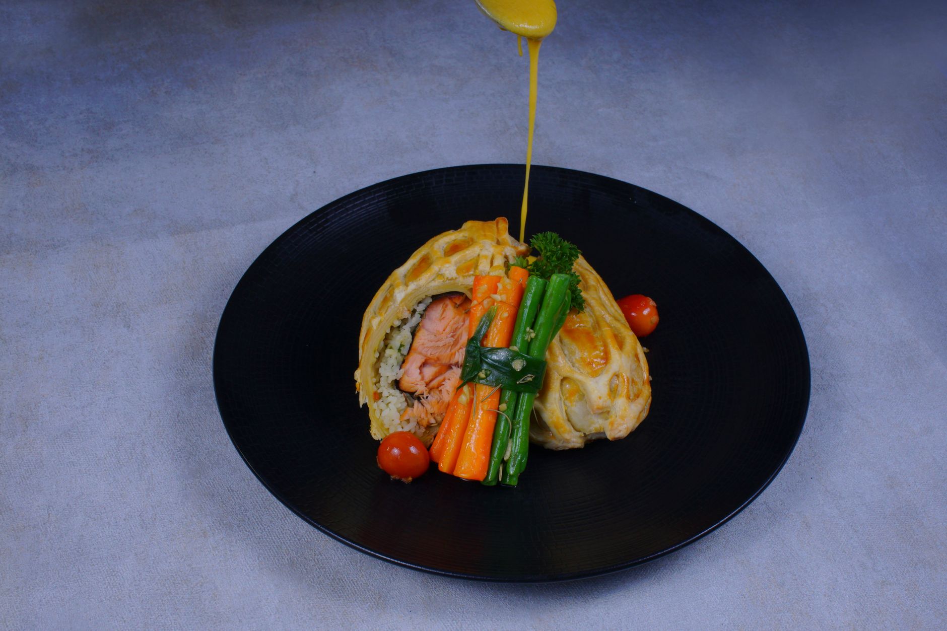 Honey-Mustard Glazed Salmon