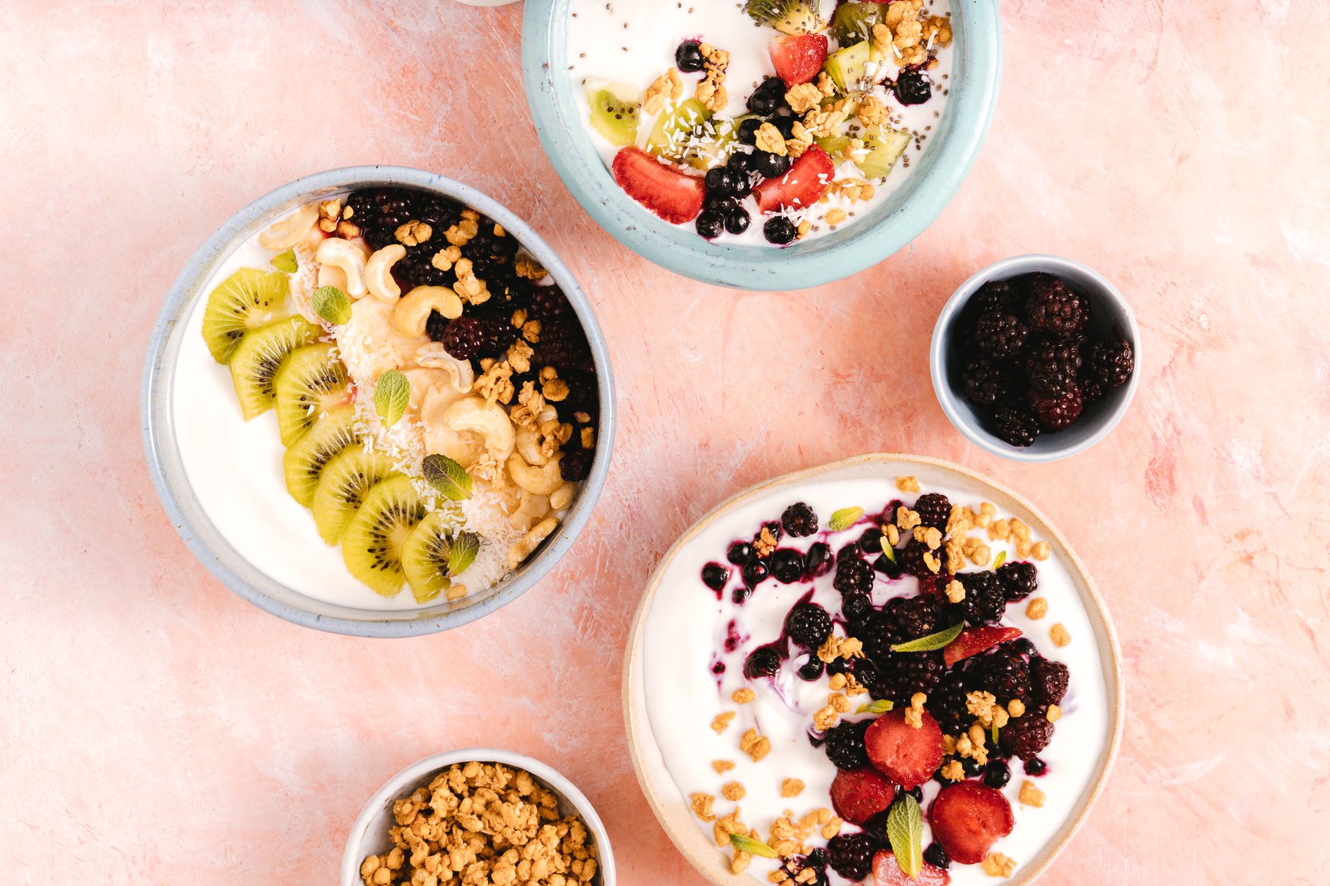 Lemon Berry Yogurt Breakfast Bowls