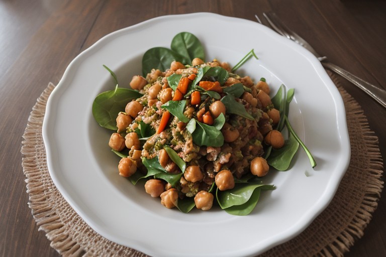 Smoky chickpea salad