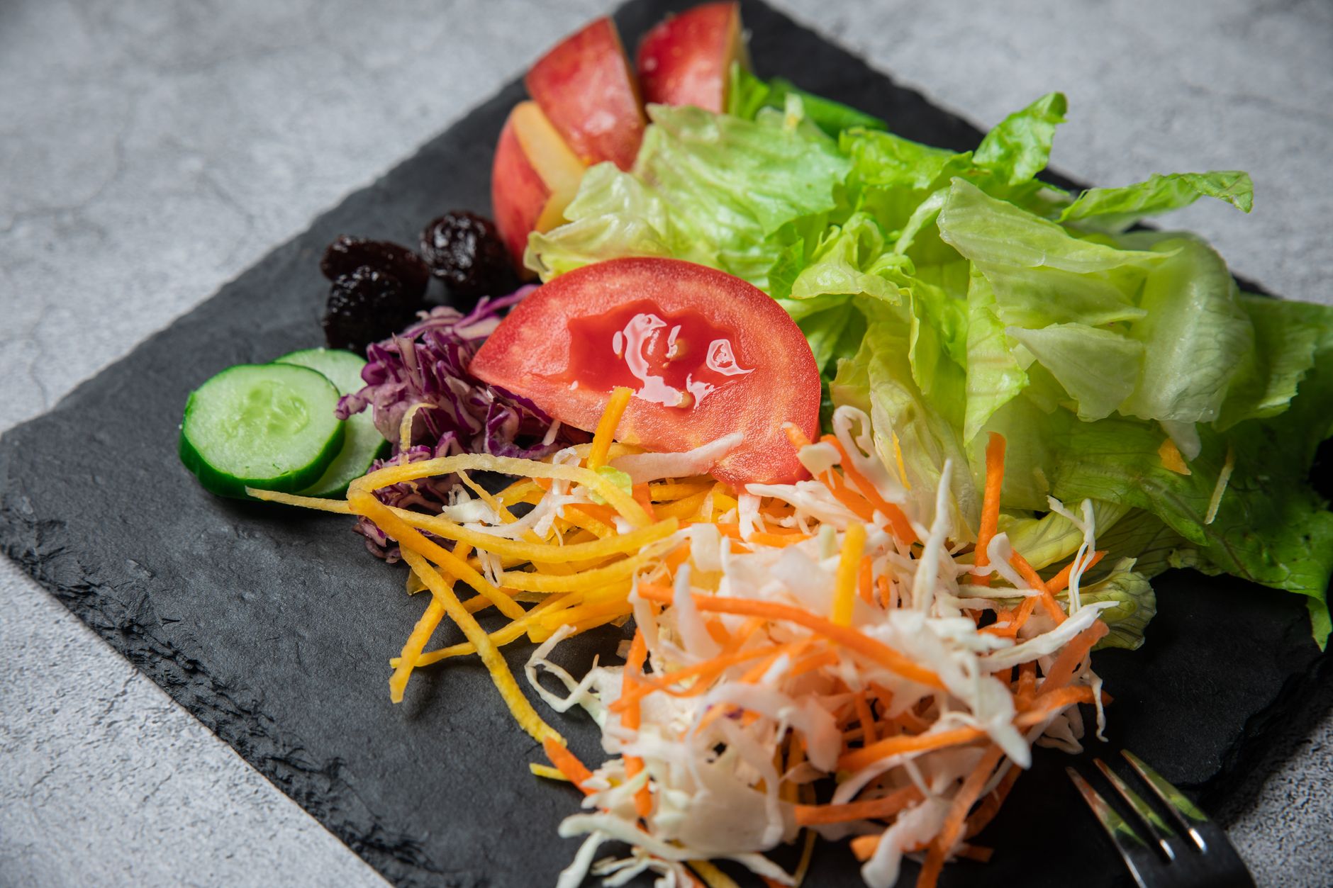 Quick garden salad