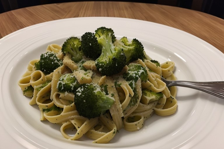 Creamy Pesto Pasta with Chicken and Broccoli