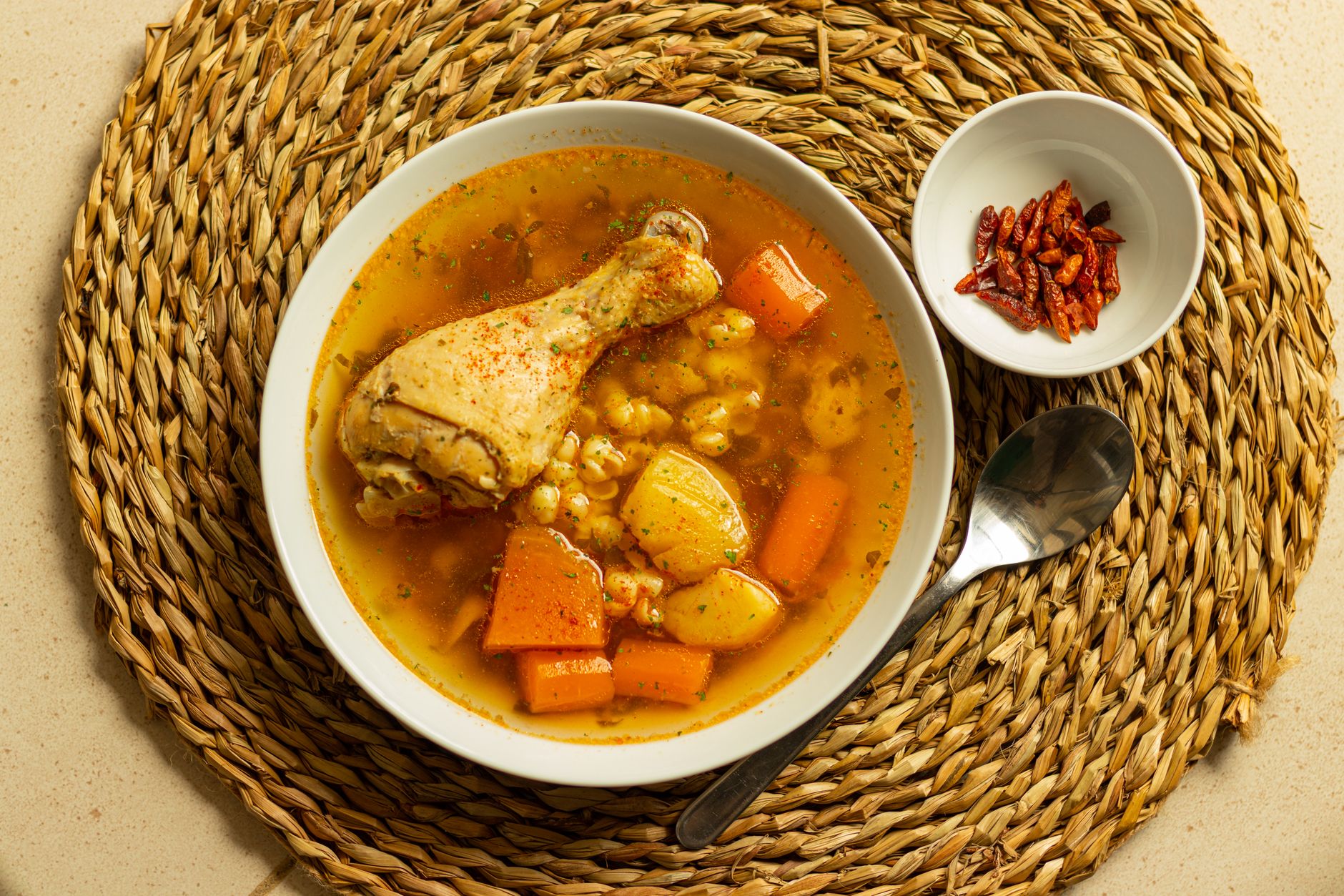 Chicken Soup with Beans