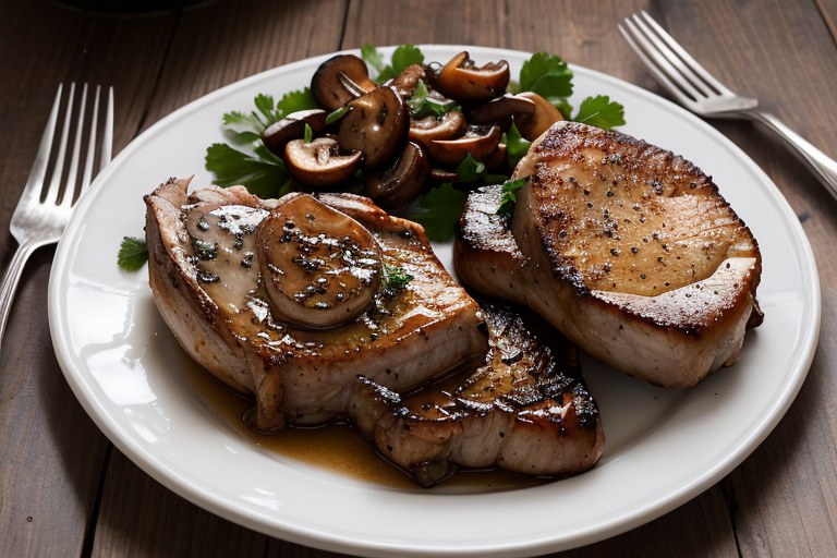 Mushroom Pork Chops