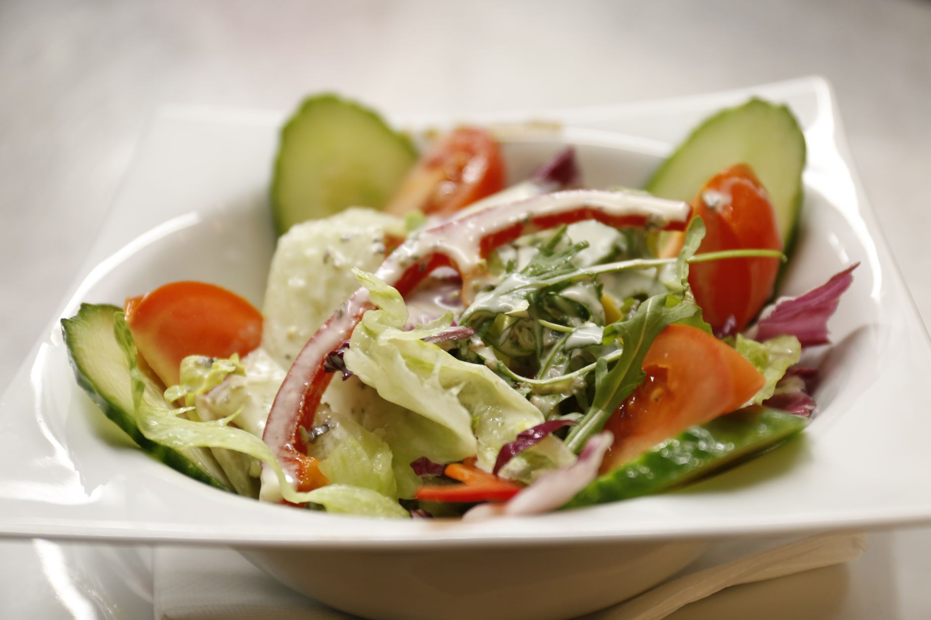 Sour Cream Cucumber Salad