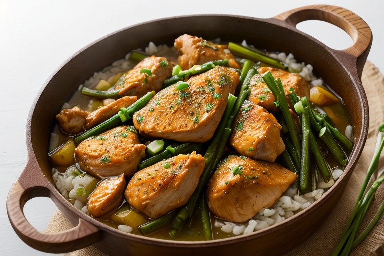 One-pot crystal chicken