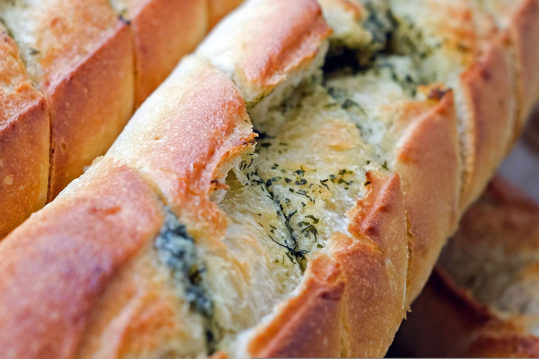 Bread Machine Garlic Bread