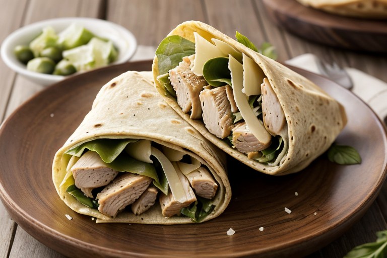 Chicken Caesar Wraps