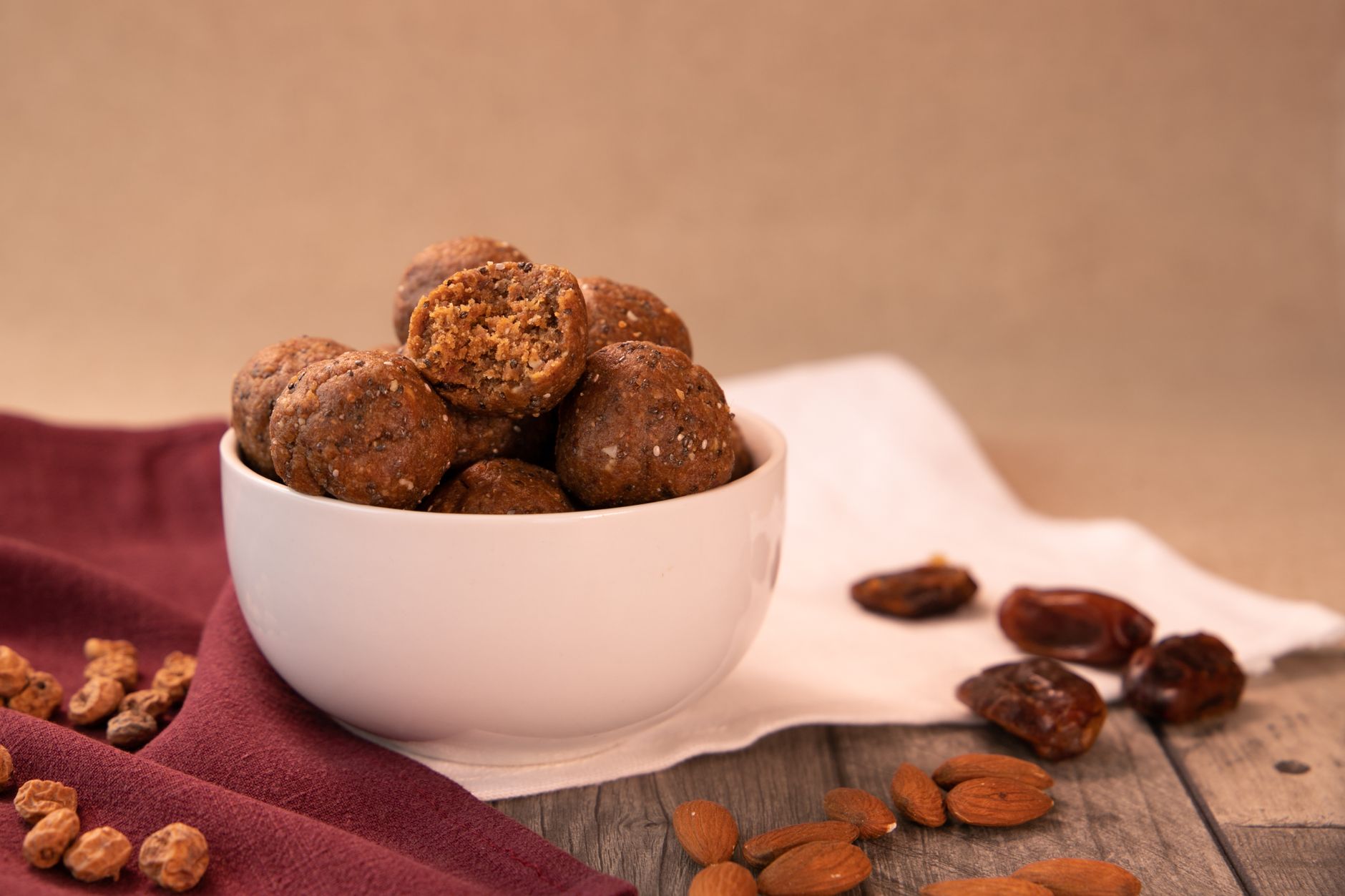 Chocolate Date Energy Balls