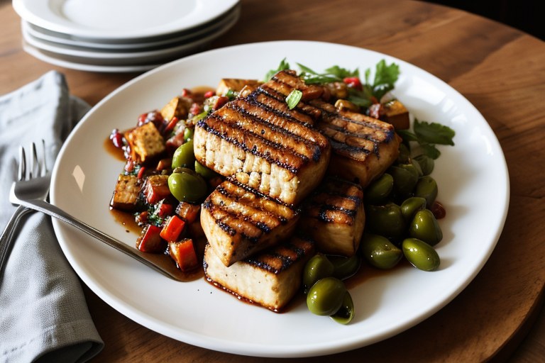 BBQ Grilled Tofu