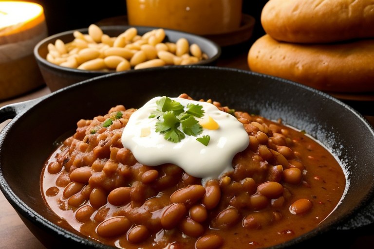 Cheesy Pinto Beans