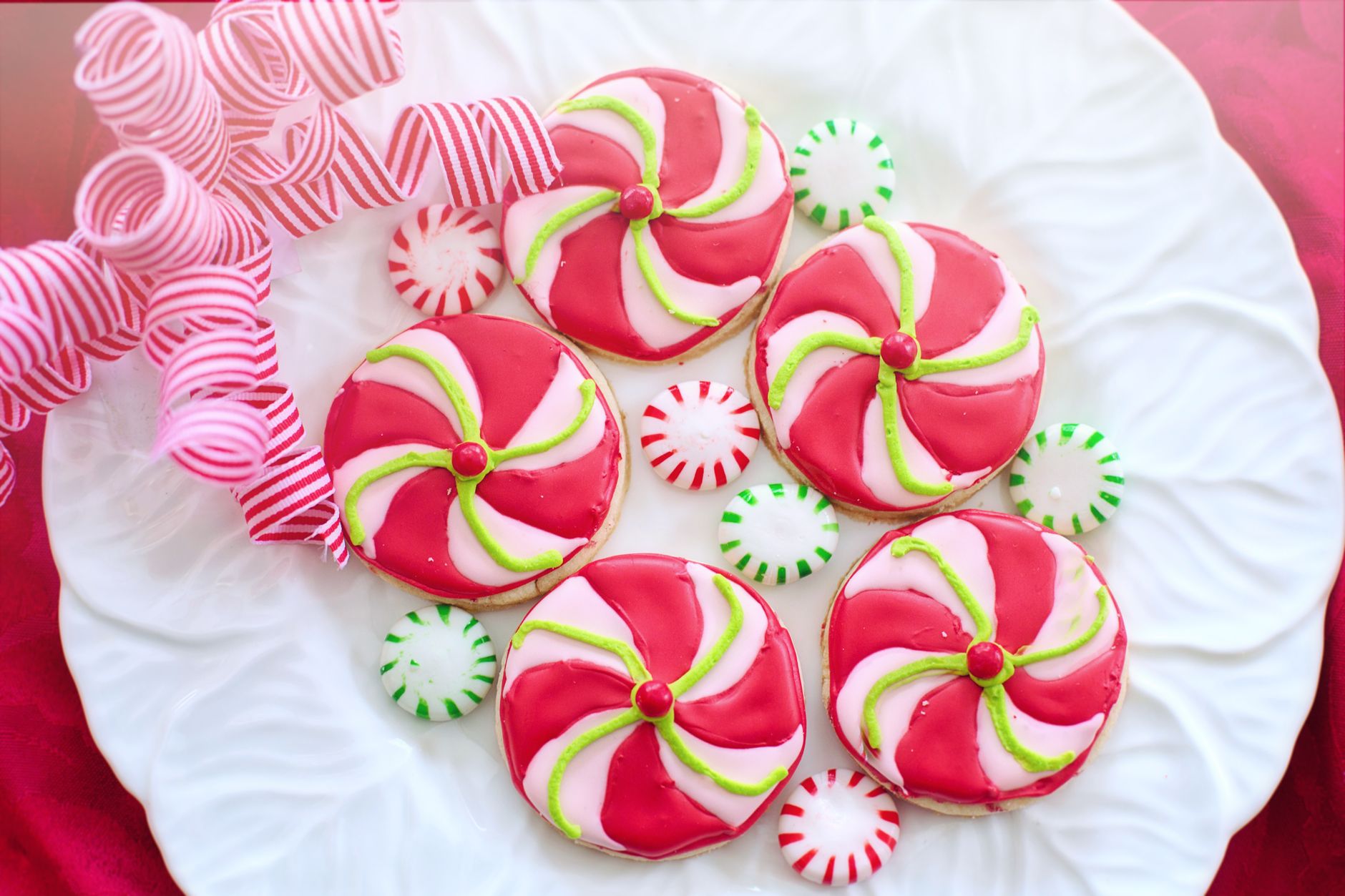 Peppermint Stick Cookies
