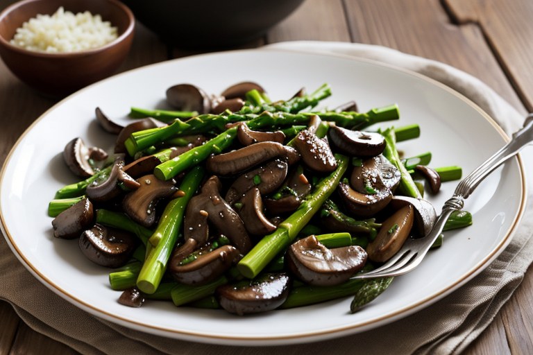 Asparagus Mushroom Beef Stir-Fry