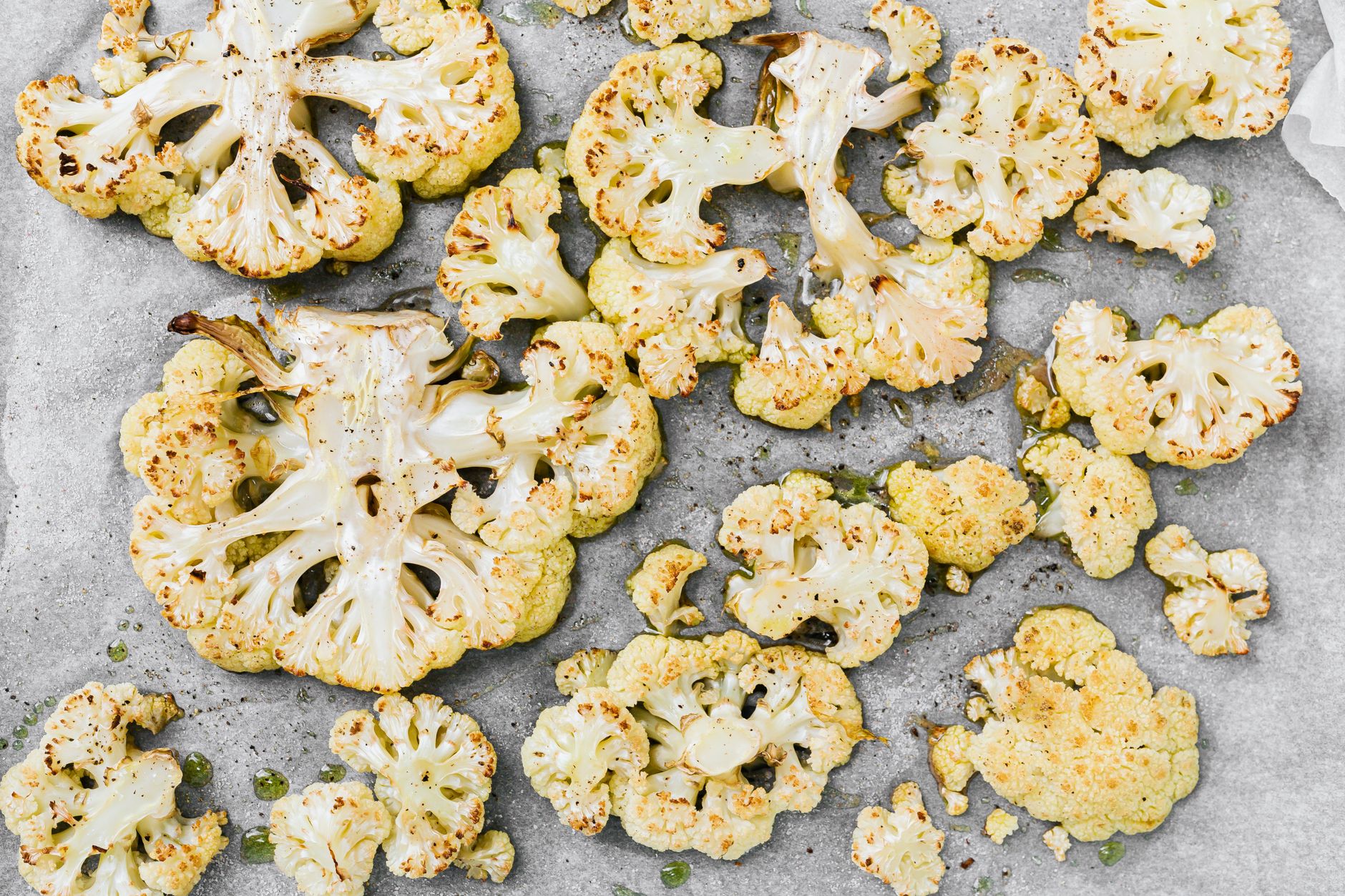 Smoky Parmesan Roasted Cauliflower