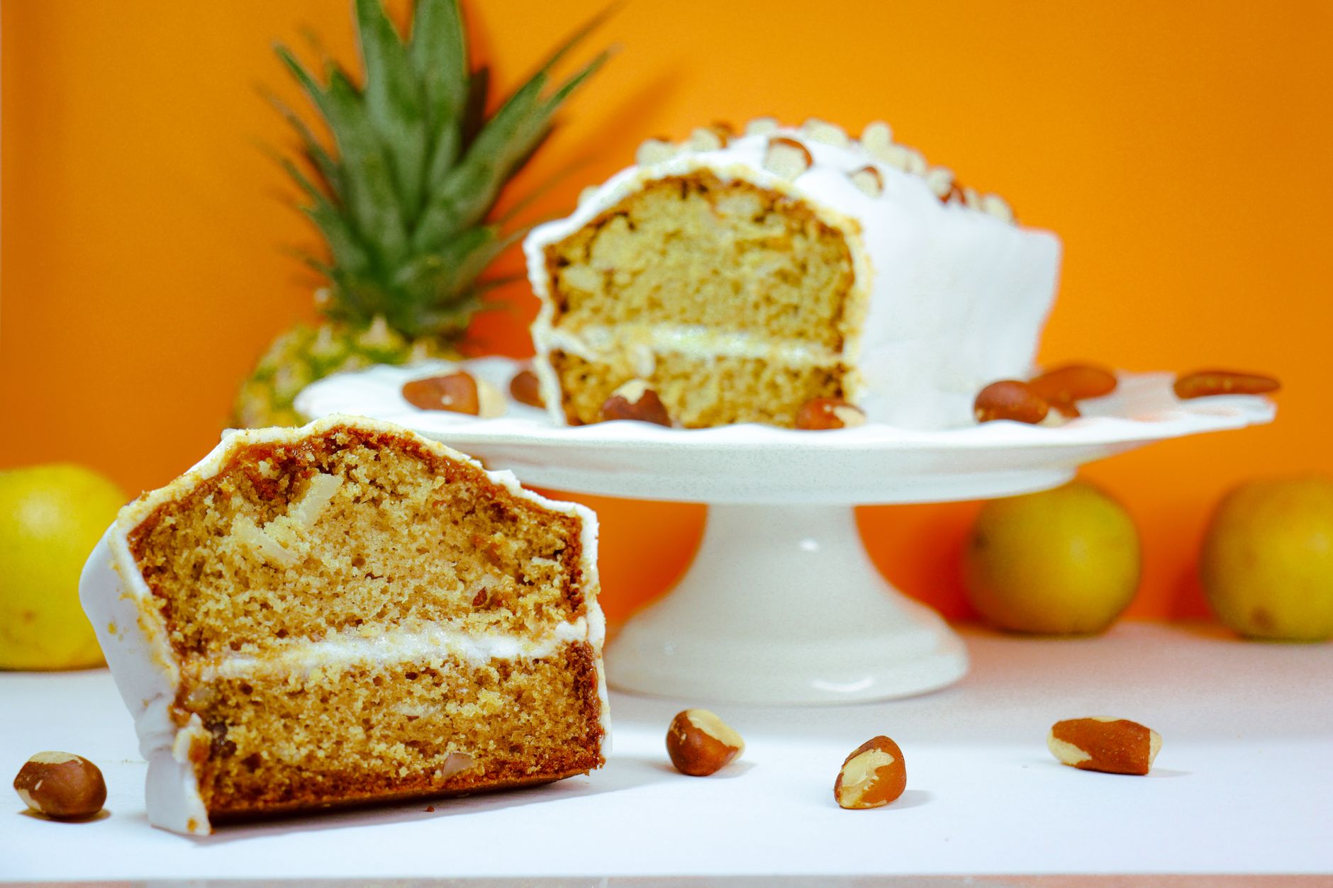 Pineapple Pecan Cake