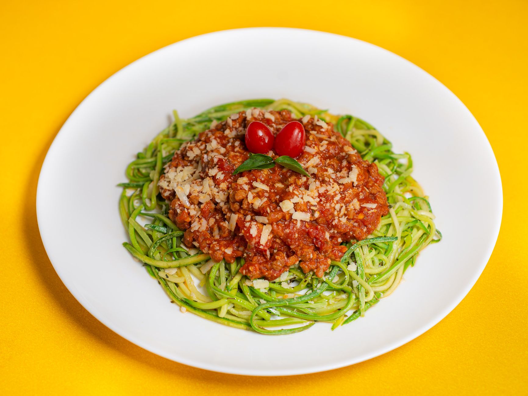 Courgetti bolognese