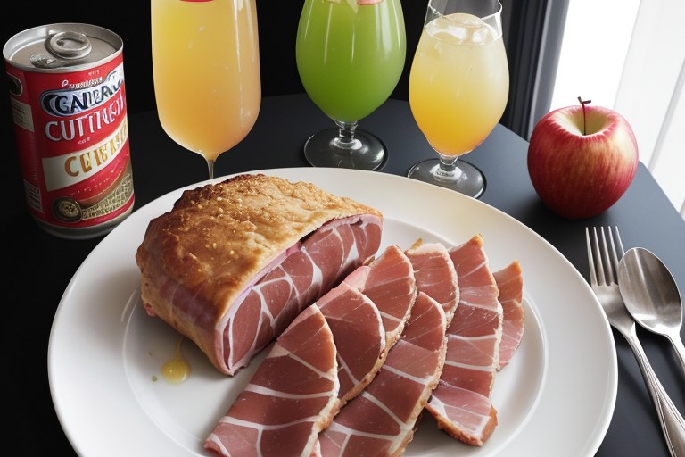 Ham with Mixed Fruit