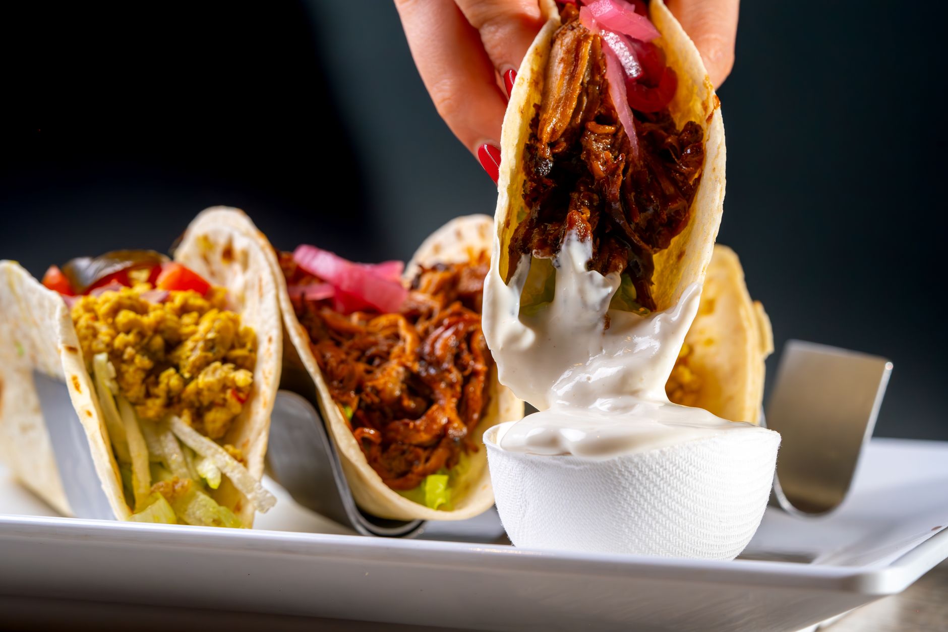 Smash Burger Tacos