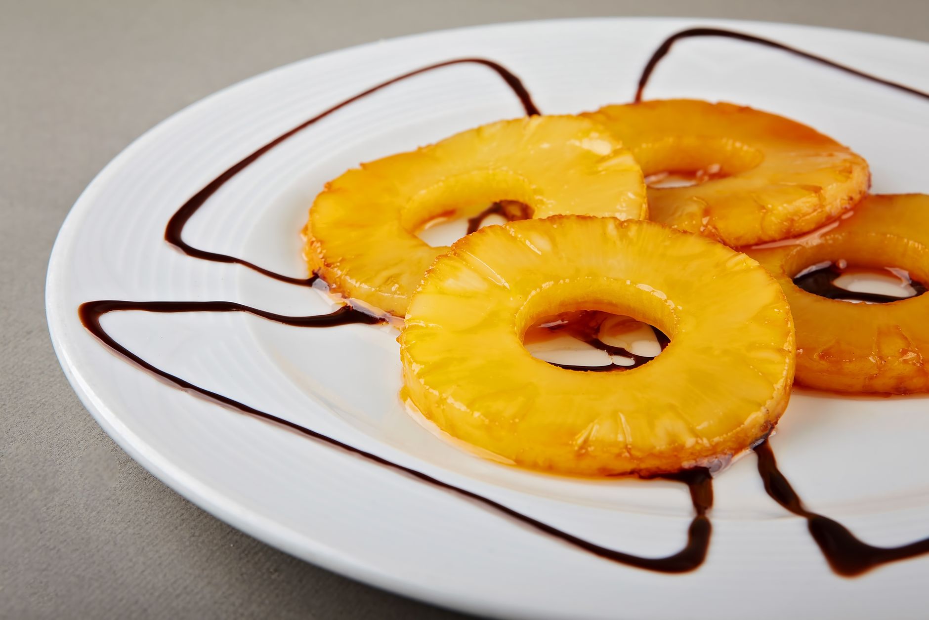 Glazed Roasted Pineapple
