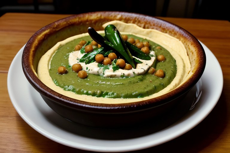 Roasted Poblano Hummus