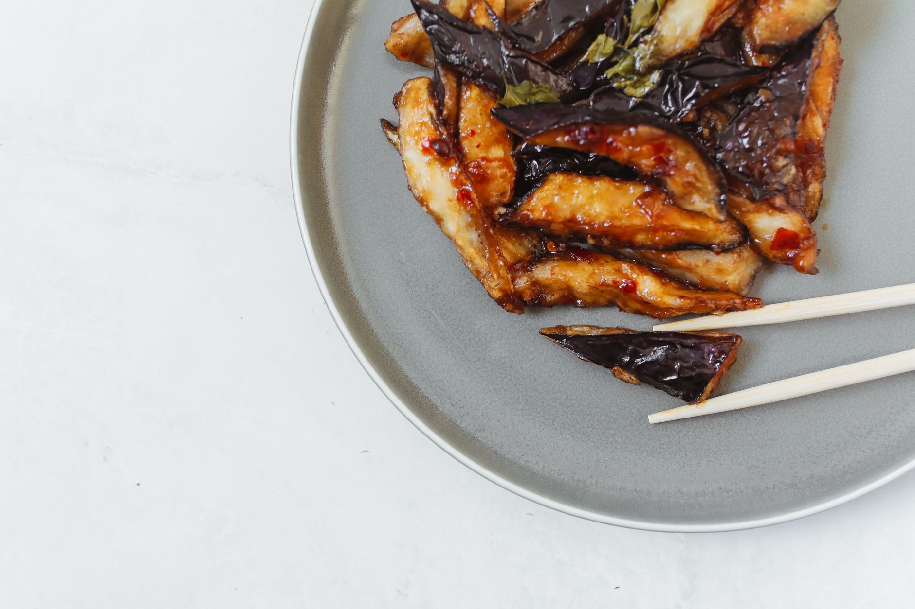 Soy Glazed Eggplant