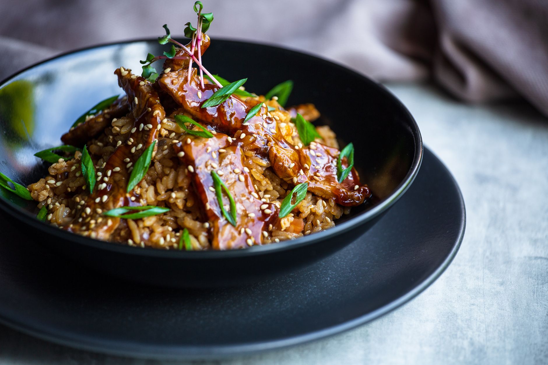 One Pot Teriyaki Chicken and Rice
