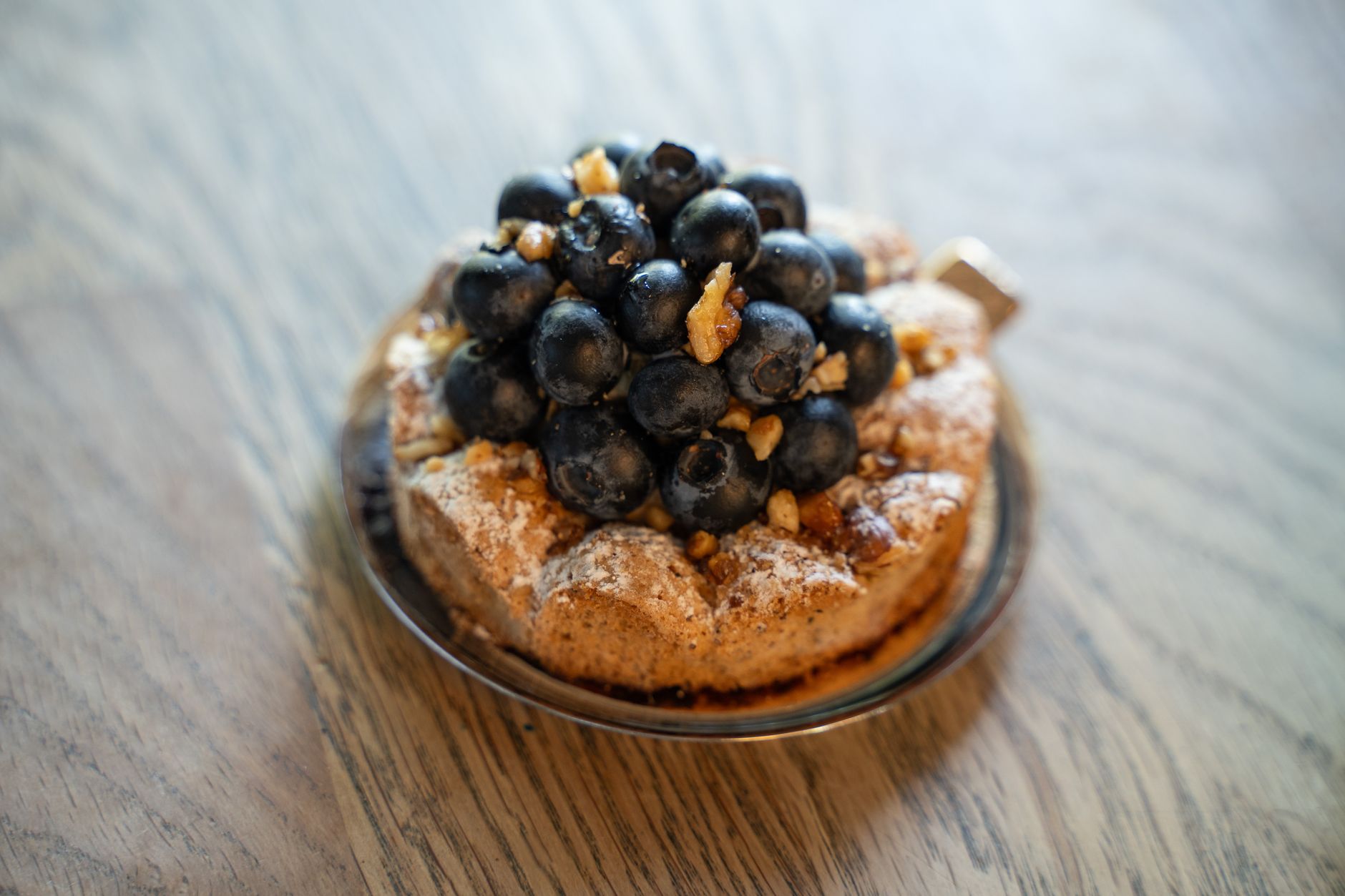 Cinnamon blueberry tart