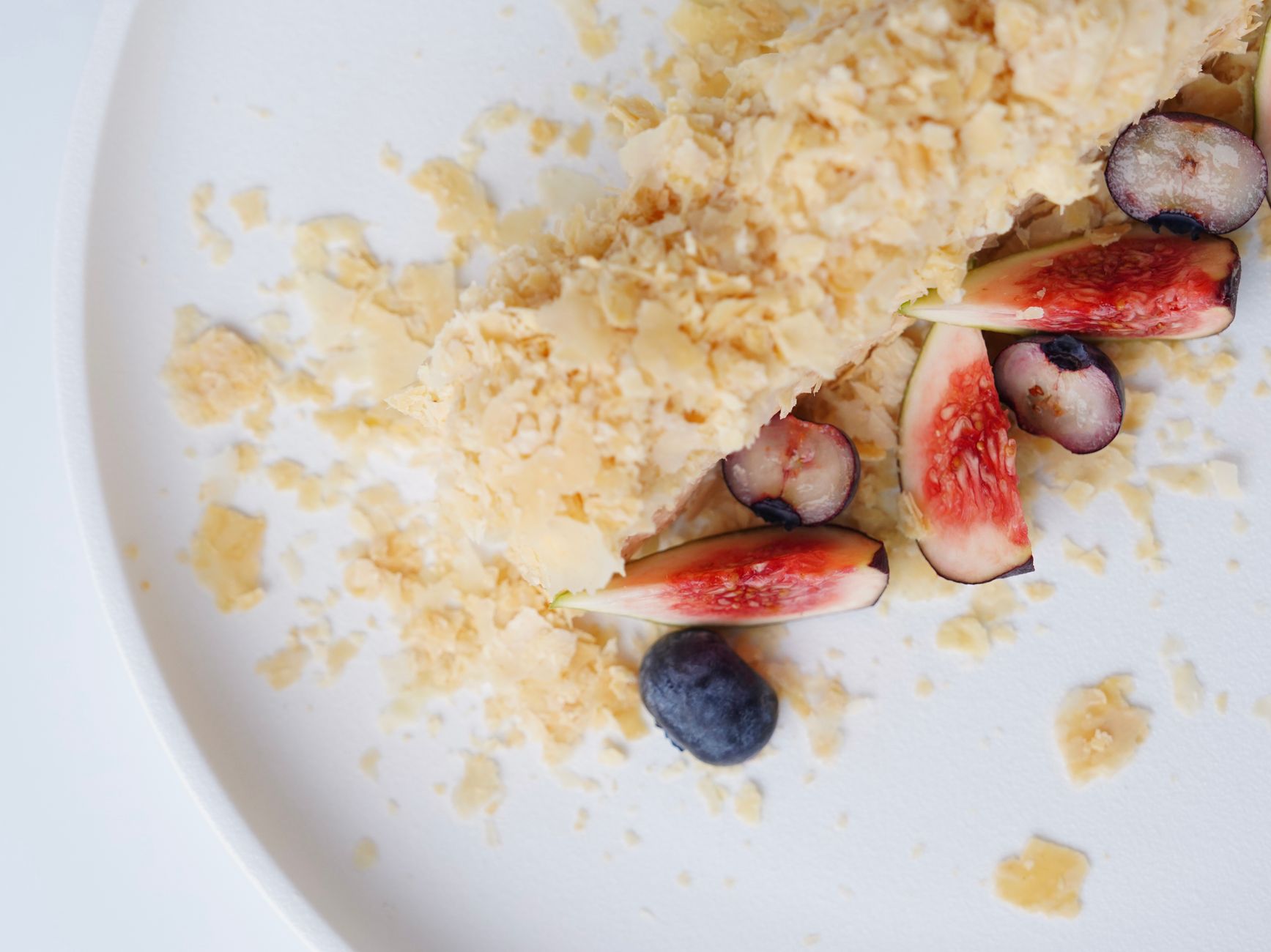Blueberry-Rhubarb Crisp