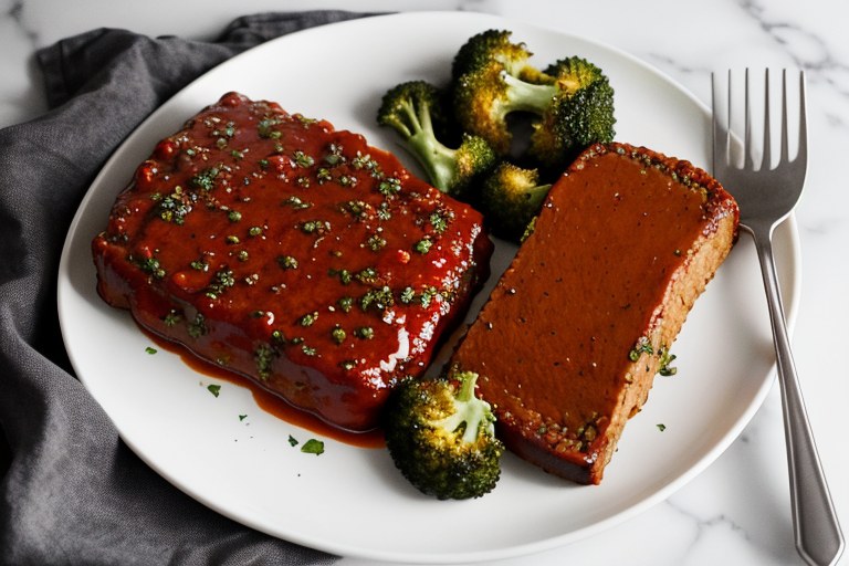Sheet Pan BBQ Meatloaf Dinner
