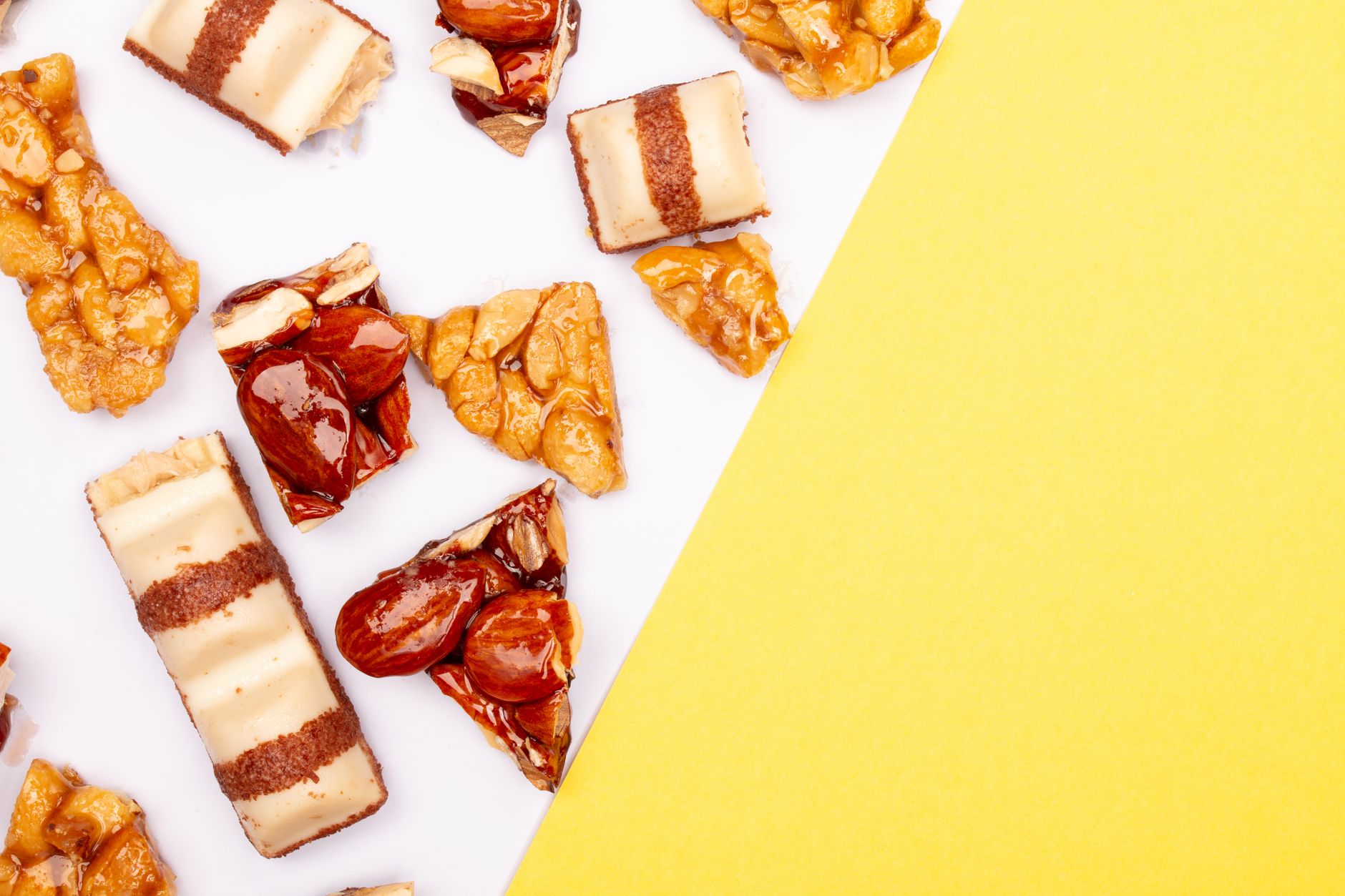 Chocolate, Peanut & Pretzel Toffee Crisps