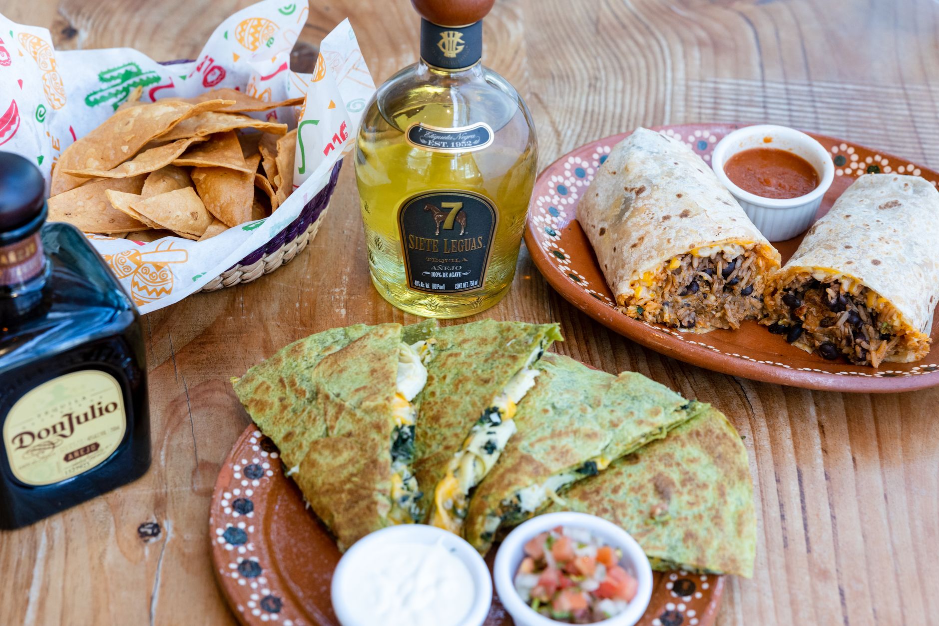Creamy Chicken and Spinach Quesadillas