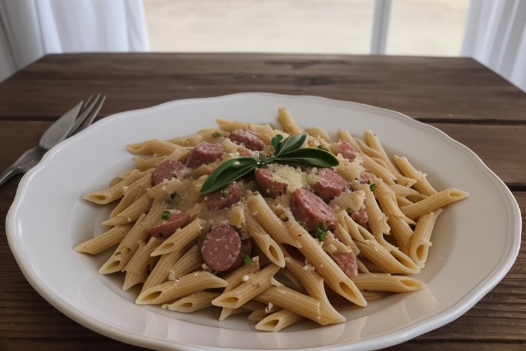 Penne Salami Bake