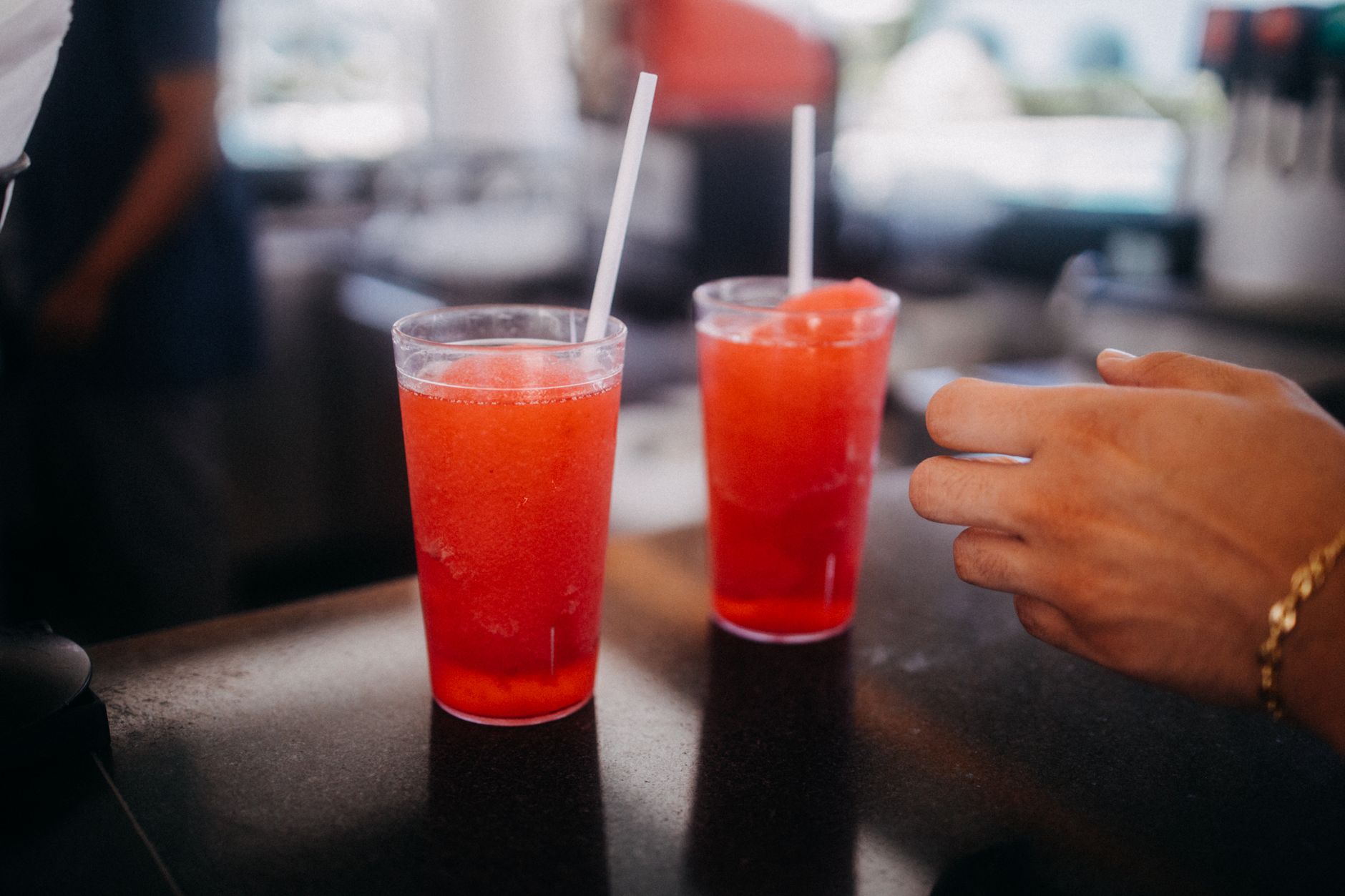 Strawberry Rosé Slush