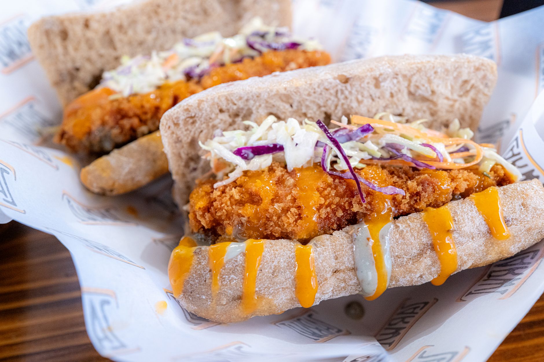 Buffalo Tempeh Sandwiches