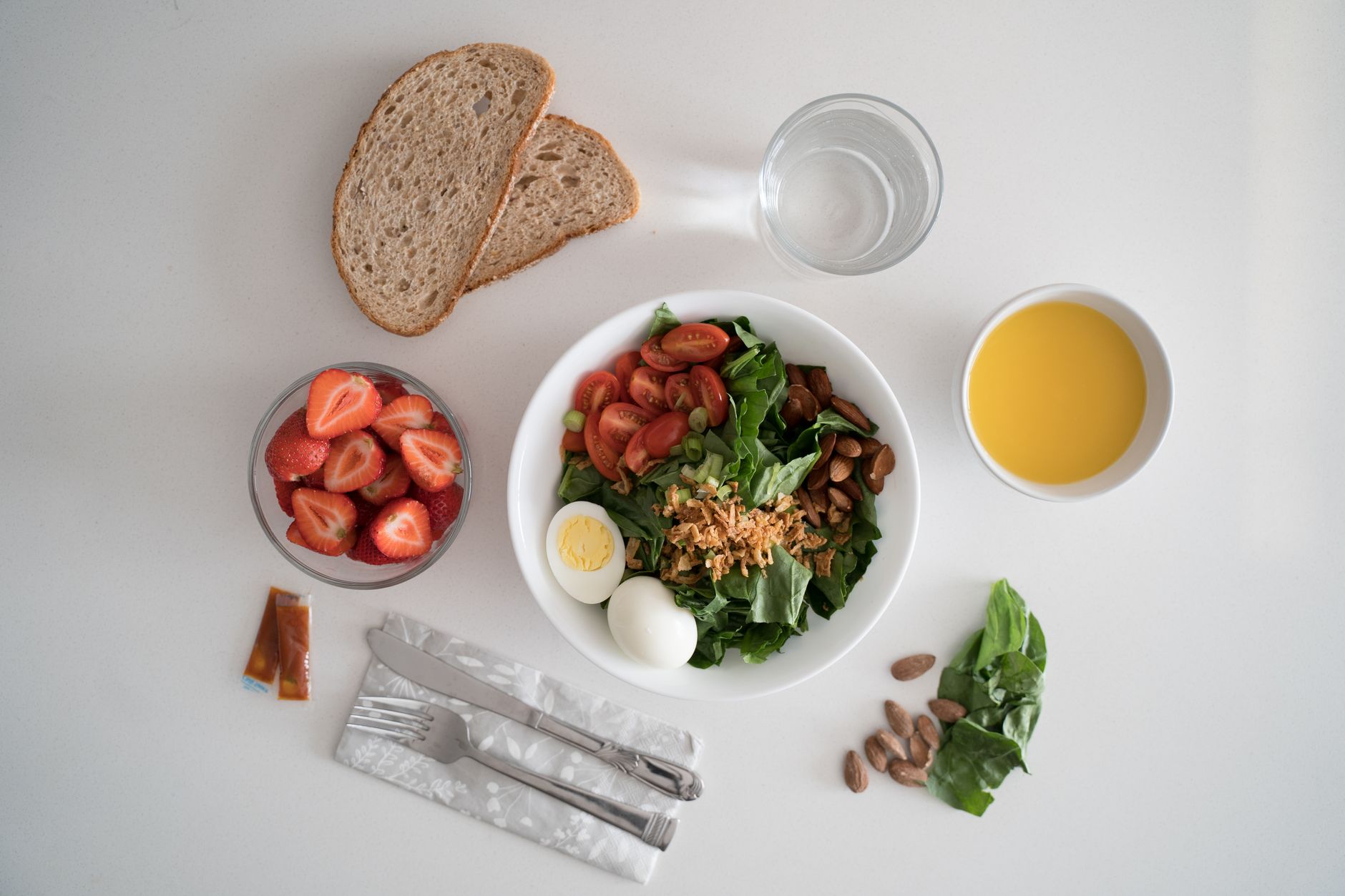 Spinach Rice Breakfast Bowls