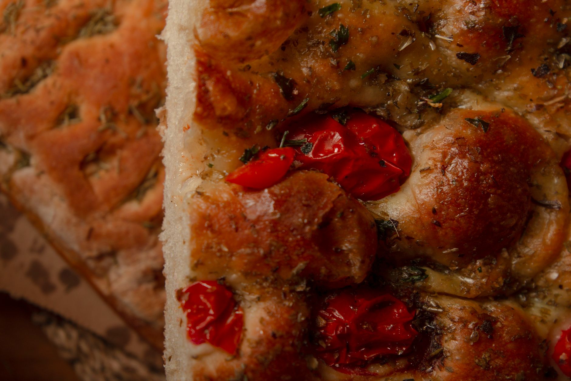 Tomato Herb Pull Apart Bread