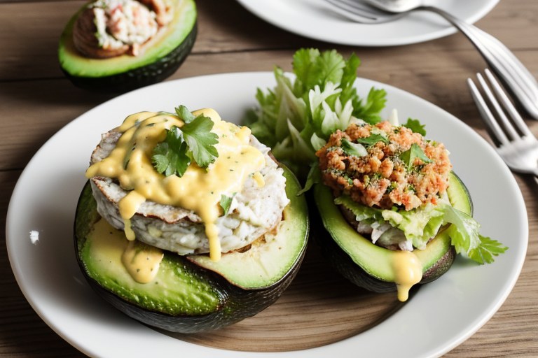 Crab-Stuffed Avocados