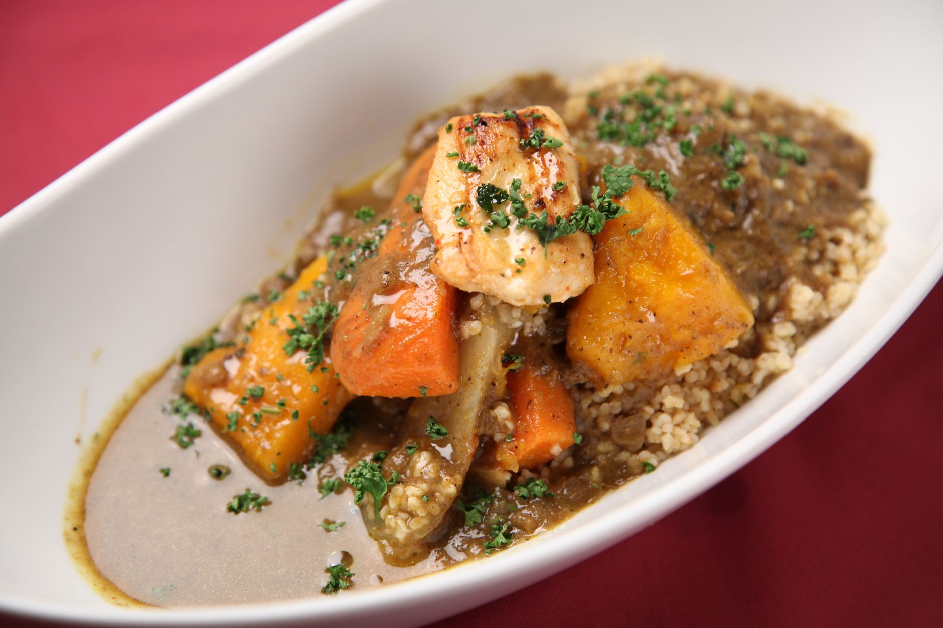 Sweet Potato and Turkey Couscous
