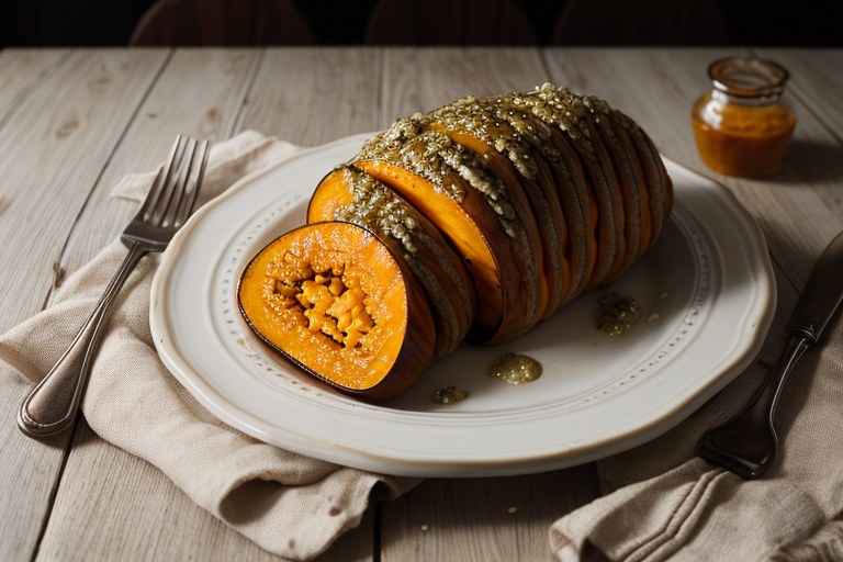 Hasselback Butternut Squash