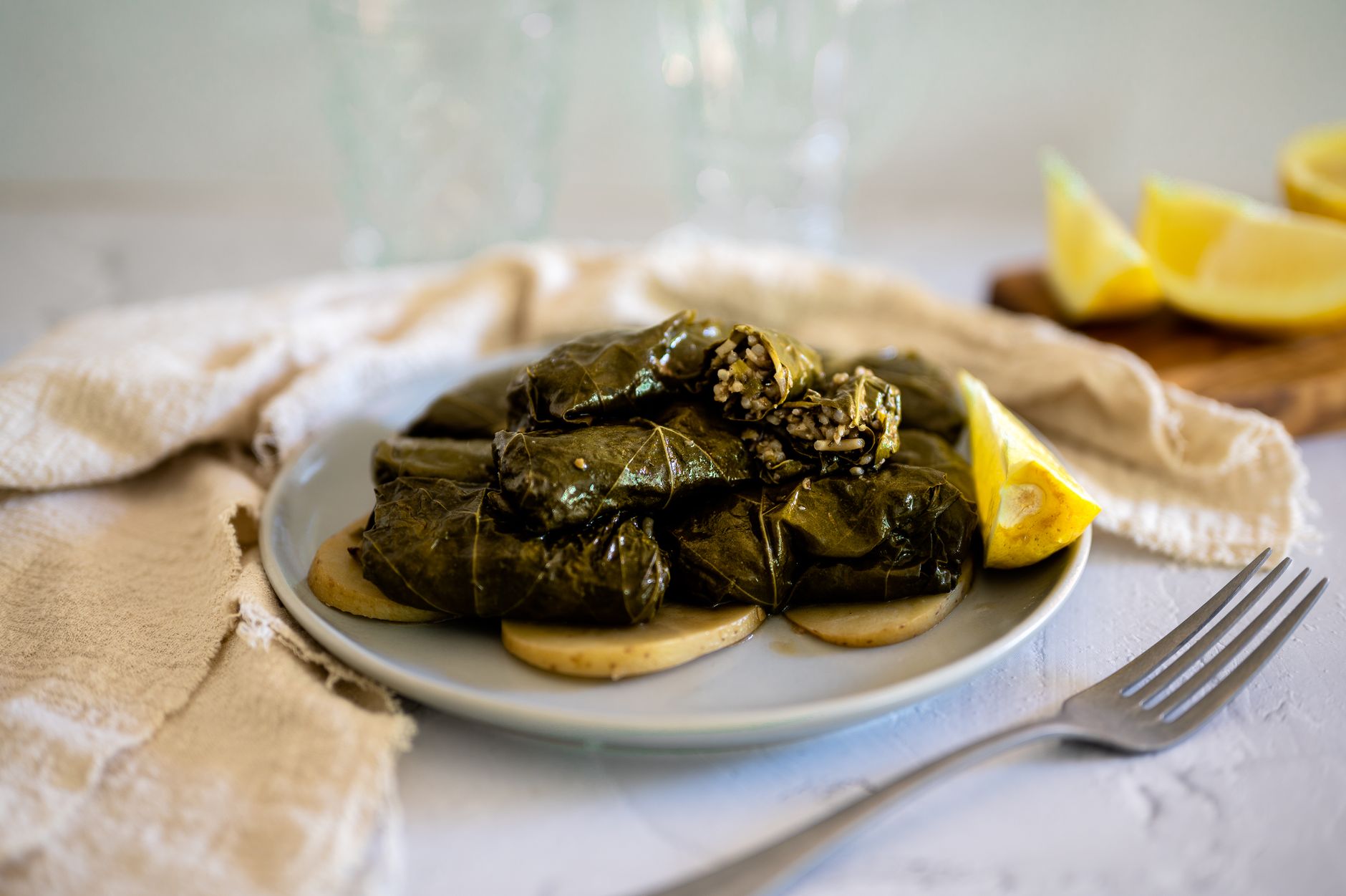 Dolmas (Stuffed Grape Leaves)
