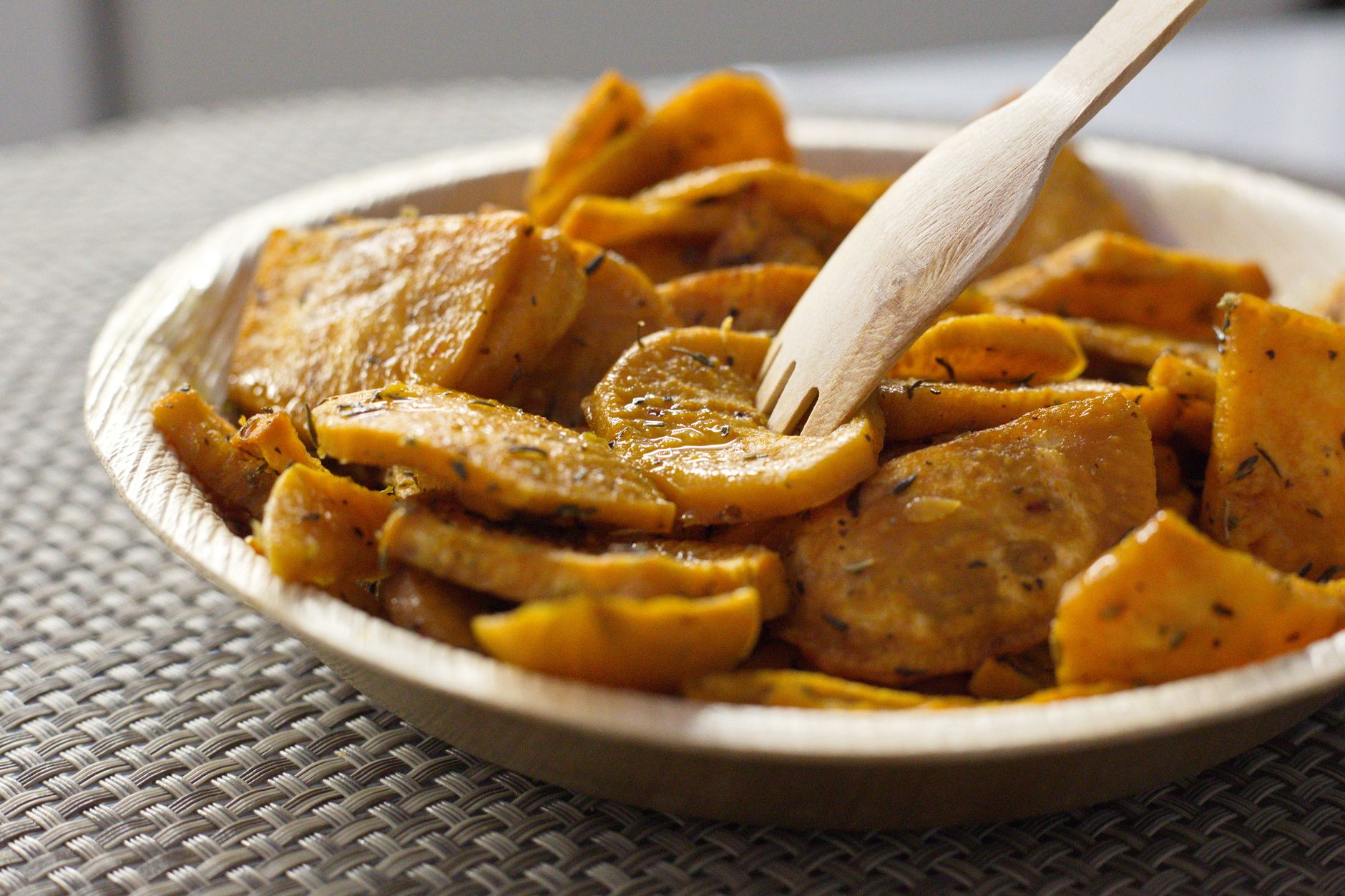 Cumin Lime Roasted Sweet Potatoes
