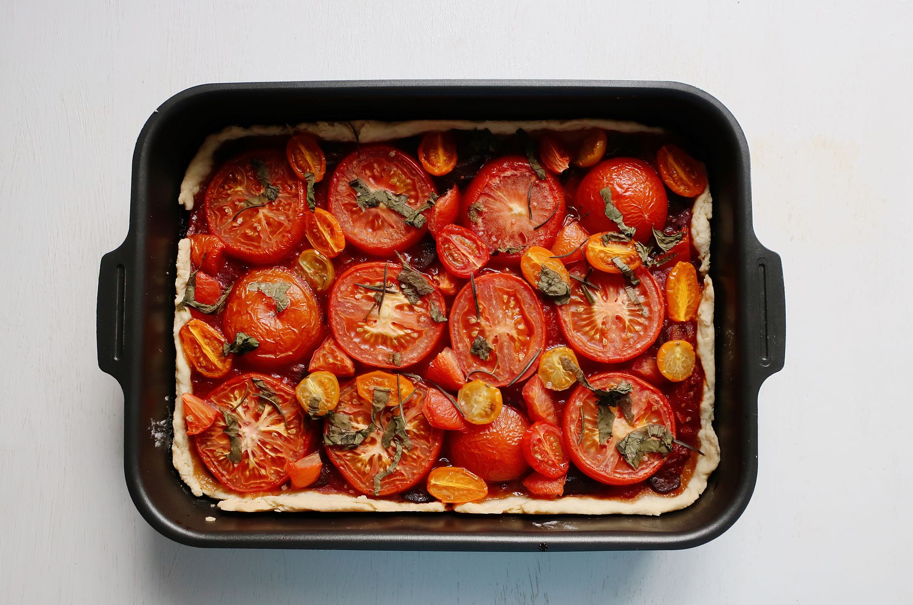 Basil Baked Tomatoes