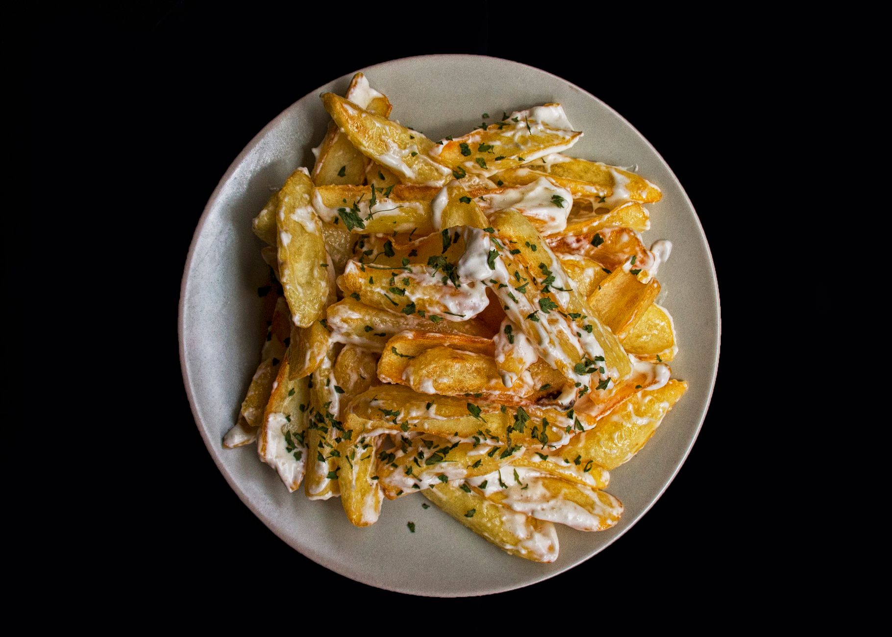 Oven Baked Garlic Parmesan Fries