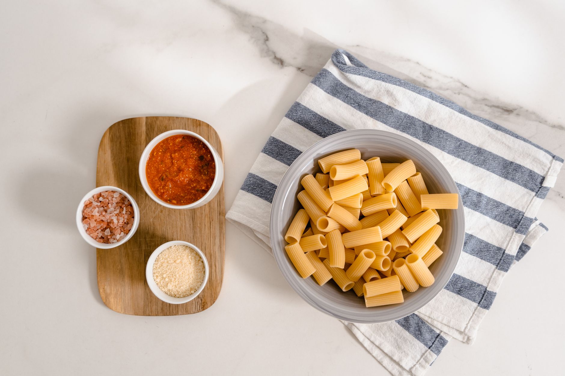 Bruschetta Rigatoni alla Vodka