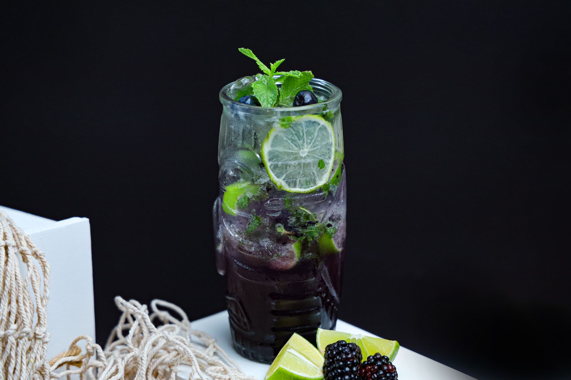 Blackberry mint julep