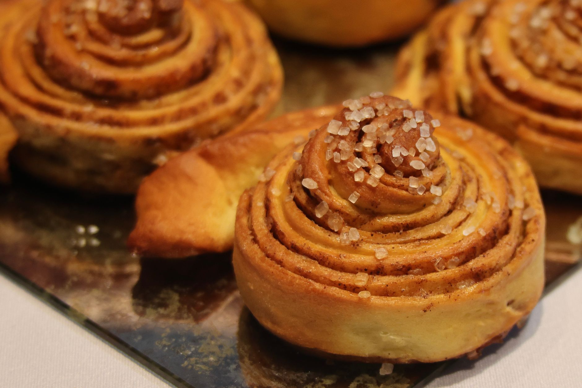 Autumn Sweet Rolls with Cider Glaze